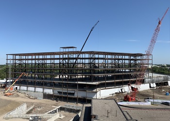 Altru's new hospital under construction.