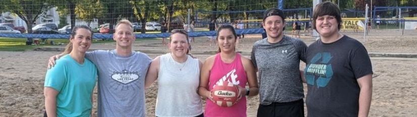 Family Medicine Residents  at volleyball league.