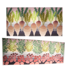 Abby Manock Art titled Sugar Beets & Red Potatoes.