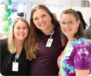 Three people at Altru.