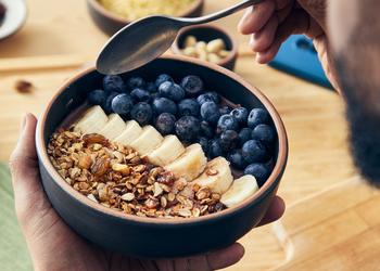 blueberry and oat meal