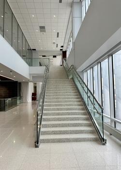 Altru's new hospital stairs.