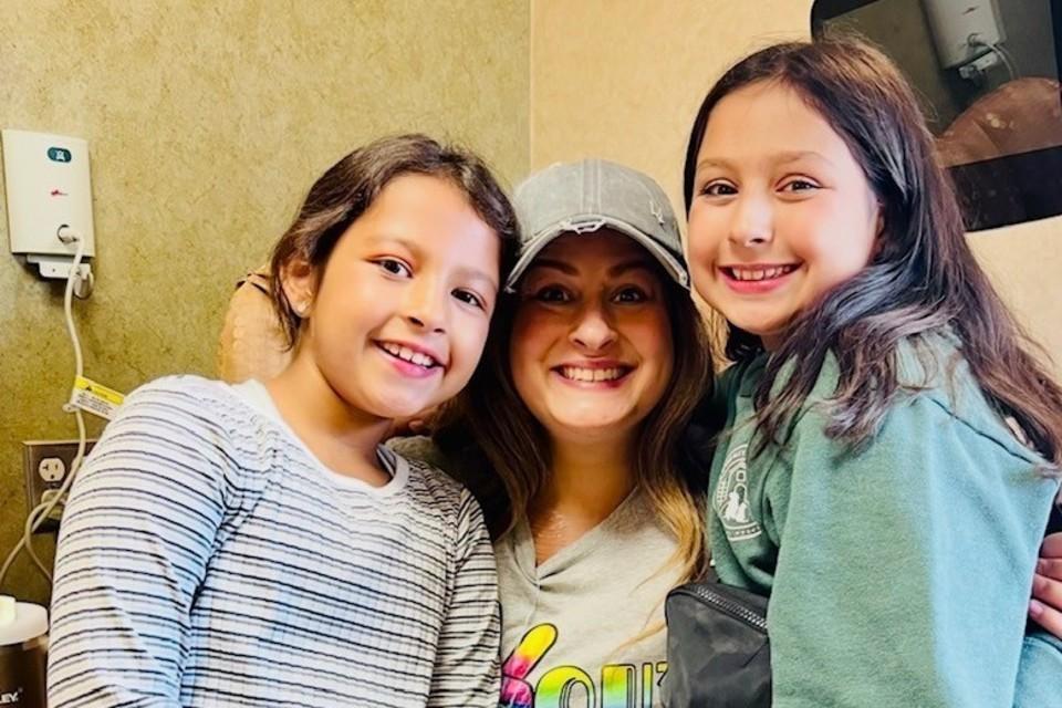 Cori during her breast cancer journey