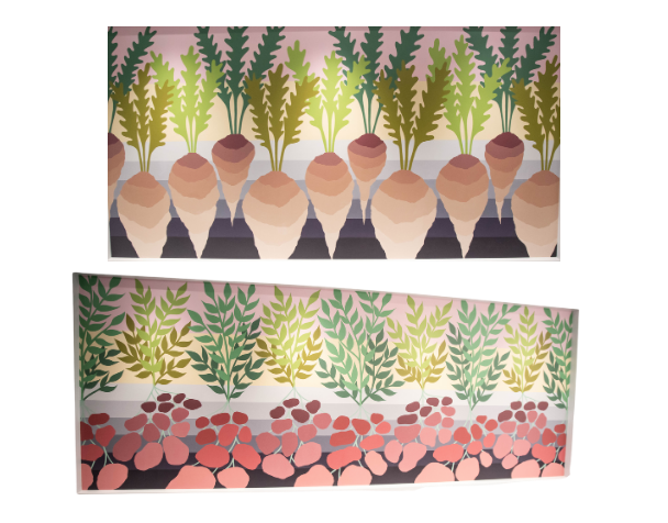 Abby Manock Art titled Sugar Beets & Red Potatoes.