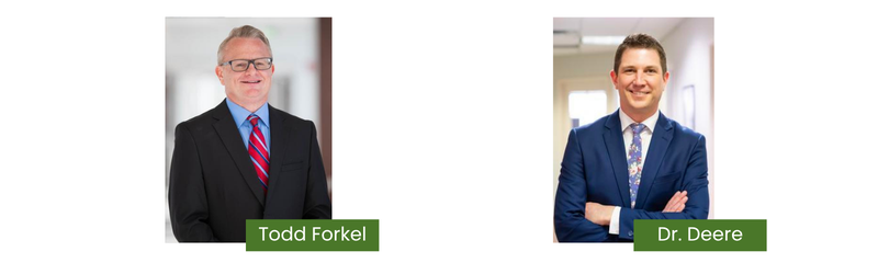 Todd Forkel and Dr. Deere.