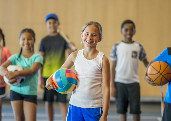 Kids playing sports