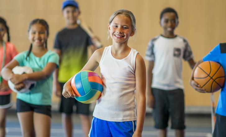 Kids playing sports